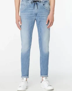 Jean en Coton Bio 573 Bio Milano bleu clair-Replay Best