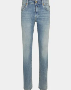 Jean en Coton Bio 573 bleu moyen-Replay Hot