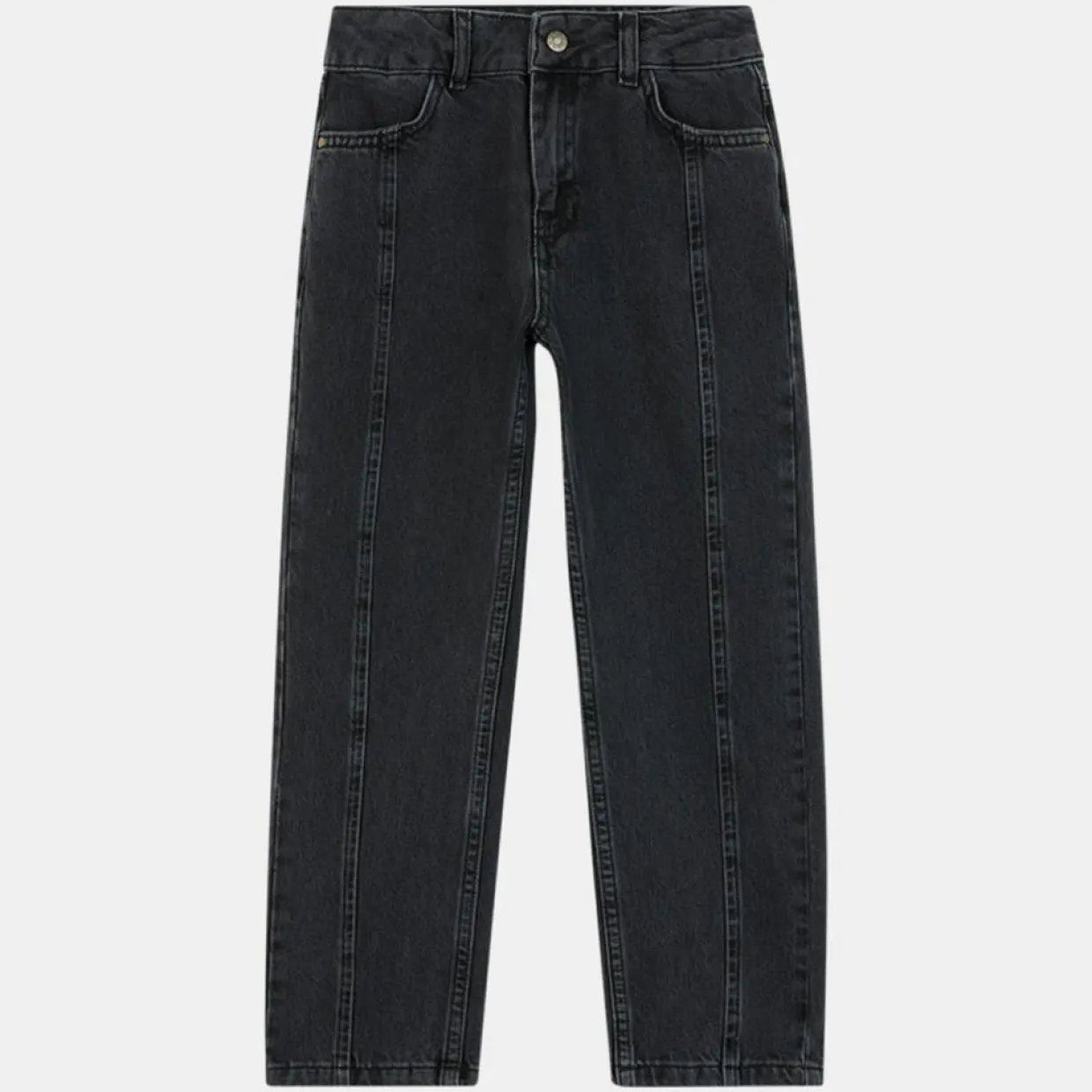 Jean en Coton bio Souris délavé noir-Galeries Lafayette & Kids Outlet