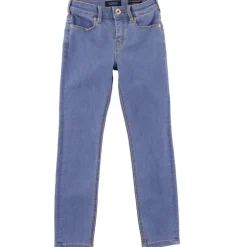 Jean en Toile de coton à taille haute bleu-Scotch & Soda Online