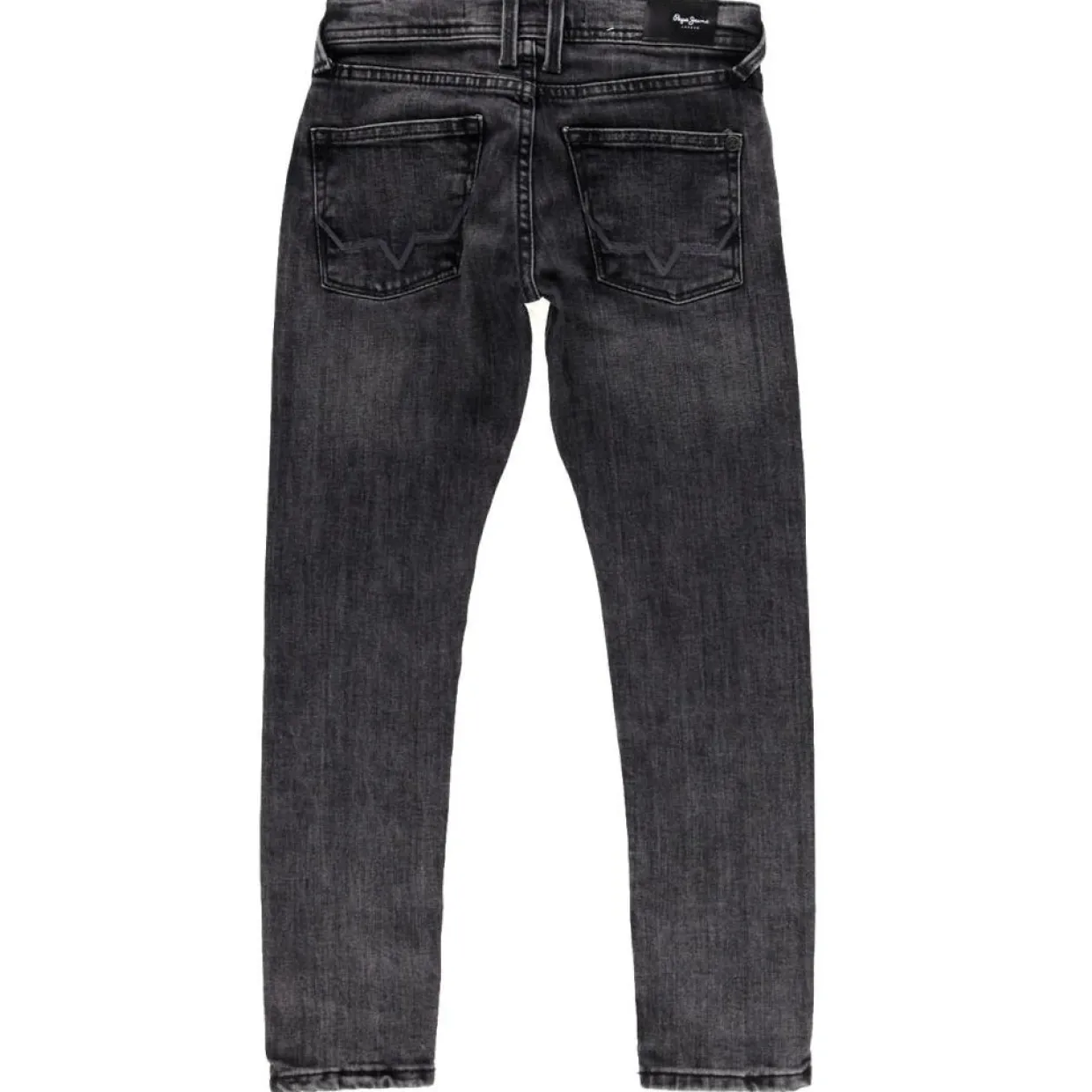 Enfant Pepe Jeans Fille^Jean en Toile de coton extensible Finly gris anthracite