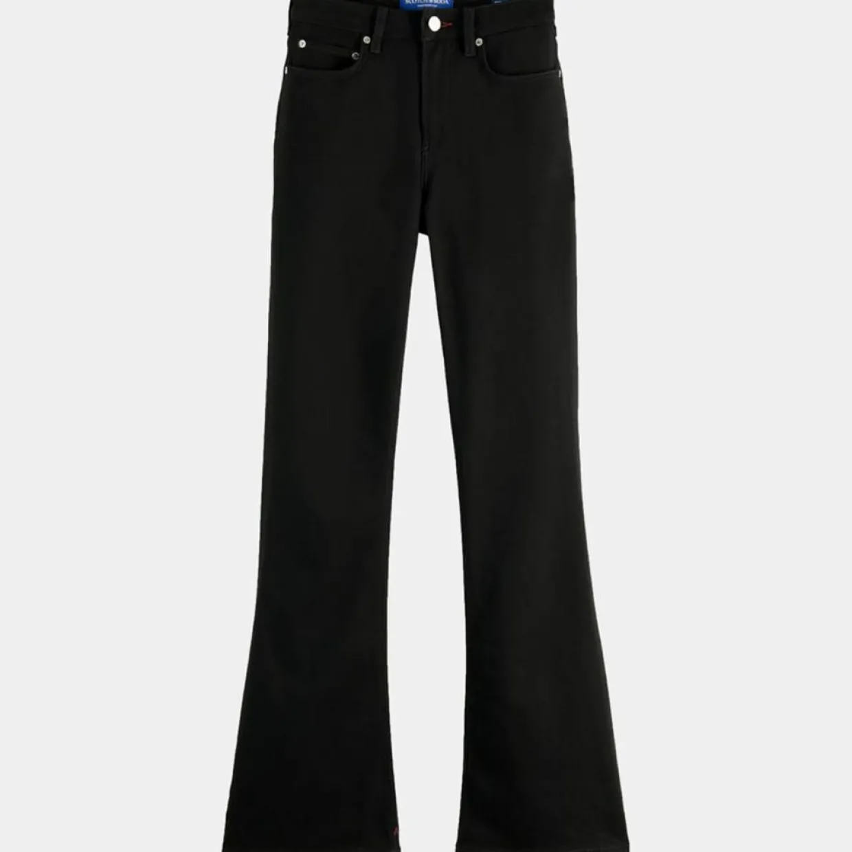 Femme Scotch & Soda Jeans^Jean Flare en Coton Bio mélangé noir