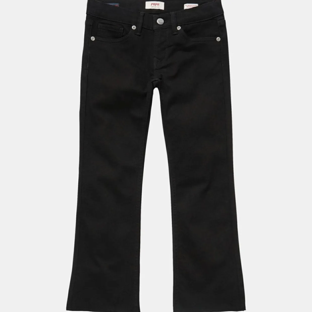 Enfant Pepe Jeans Fille^Jean Flare en Toile de coton 7/8 noir