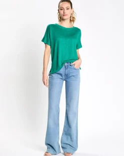 Jean flare léger bleu clair-Esprit Outlet