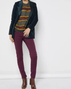 Femme Swildens Jeans^Jean Gigic bordeaux