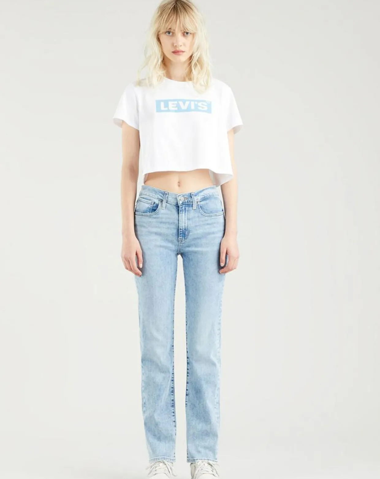 Jean high rise straight 724 Spill T bleu clair-Levi's® Hot