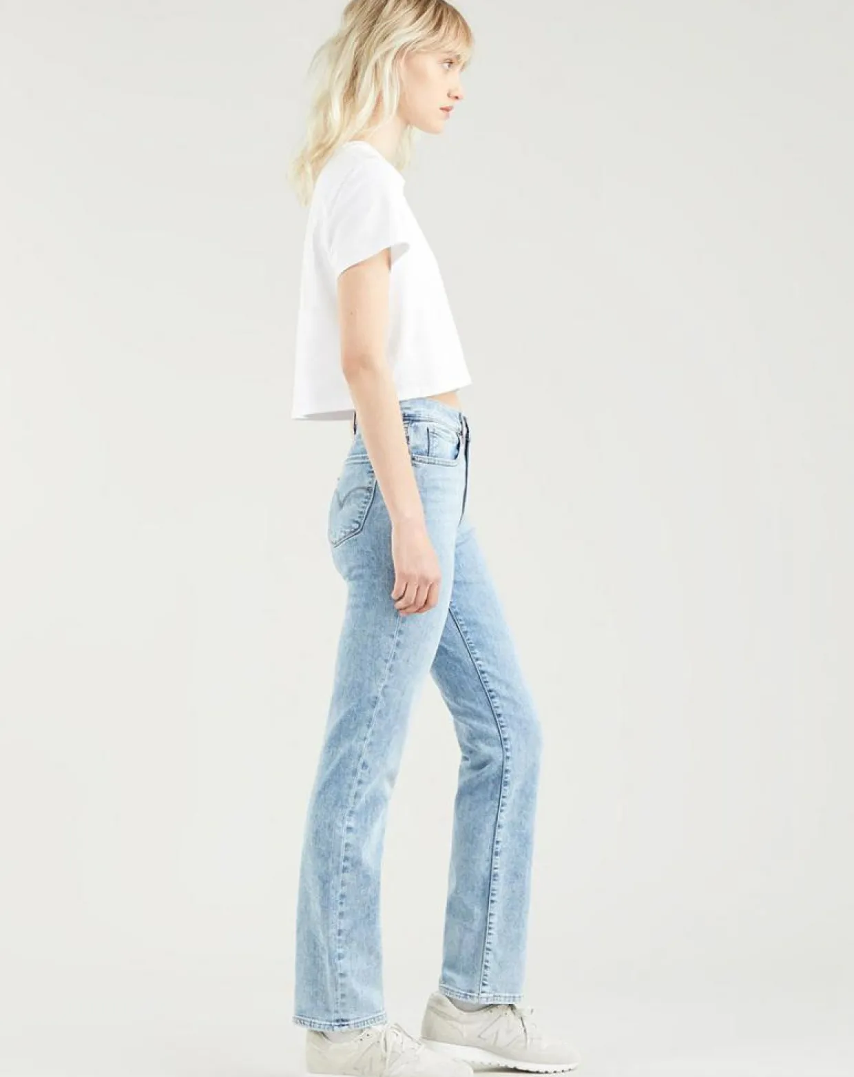 Jean high rise straight 724 Spill T bleu clair-Levi's® Hot