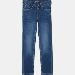 Enfant Teddy Smith Fille^Jean kurt en Toile de coton skinny bleu