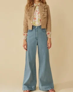Jean Large Amerinjean bleu-Manoush Sale