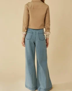 Jean Large Amerinjean bleu-Manoush Sale