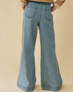 Jean Large Amerinjean bleu-Manoush Sale
