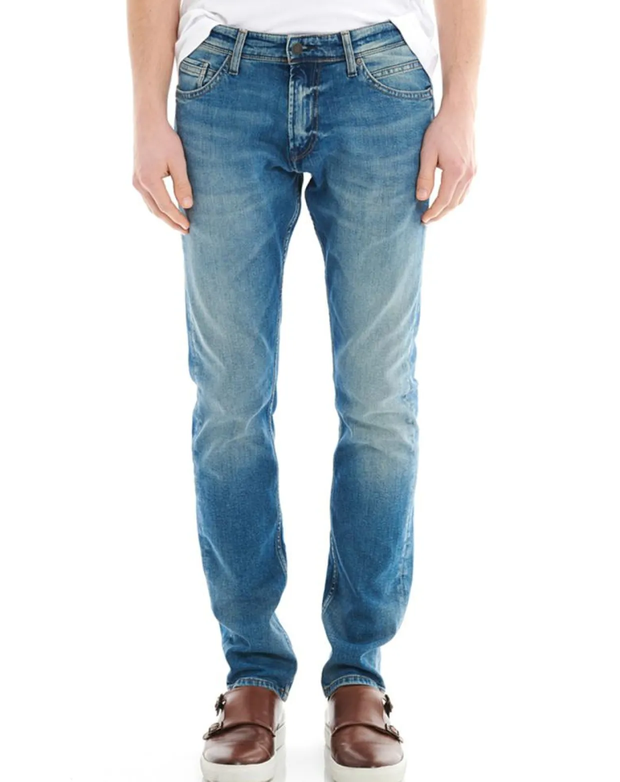 Homme Teddy Smith Jeans^Jean Marlon bleu moyen