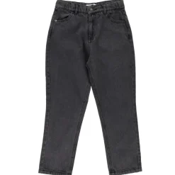 Jean mom Anna en Toile de coton bio gris foncé-Galeries Lafayette & Kids Best