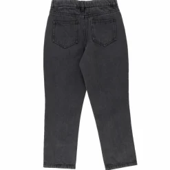 Jean mom Anna en Toile de coton bio gris foncé-Galeries Lafayette & Kids Best