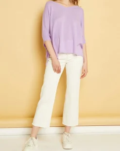 Jean mom Frida crème-Acquaverde Sale