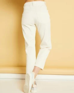 Jean mom Frida crème-Acquaverde Sale