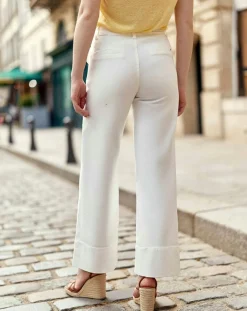 Femme La Petite Etoile Jeans^Jean Paola blanc