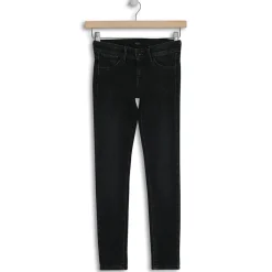 Enfant Pepe Jeans Fille^Jean Pixlette Poche Léopard gris anthracite