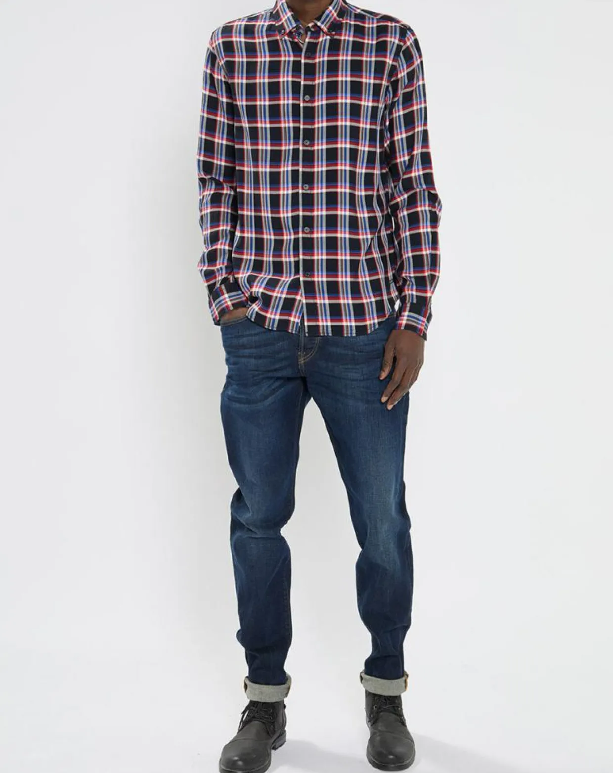Homme Scotch & Soda Jeans^Jean Ralston - Beaten Back bleu marine