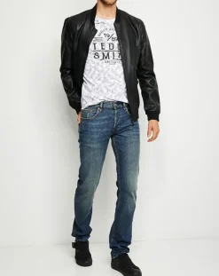 Jean Reg Iconic bleu moyen-Teddy Smith New
