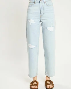 Femme Scotch & Soda Jeans^Jean Regular Fit Abrasion bleu clair