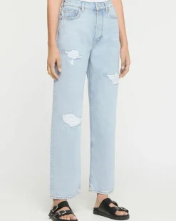 Femme Scotch & Soda Jeans^Jean Regular Fit Abrasion bleu clair