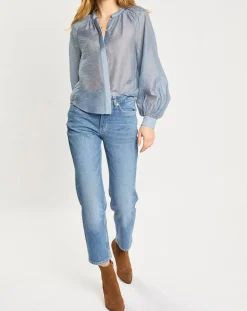 Femme Scotch & Soda Jeans^Jean Regular Fit bleu délavé