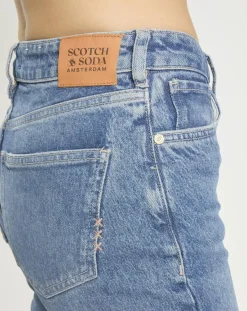 Femme Scotch & Soda Jeans^Jean Regular Fit bleu délavé