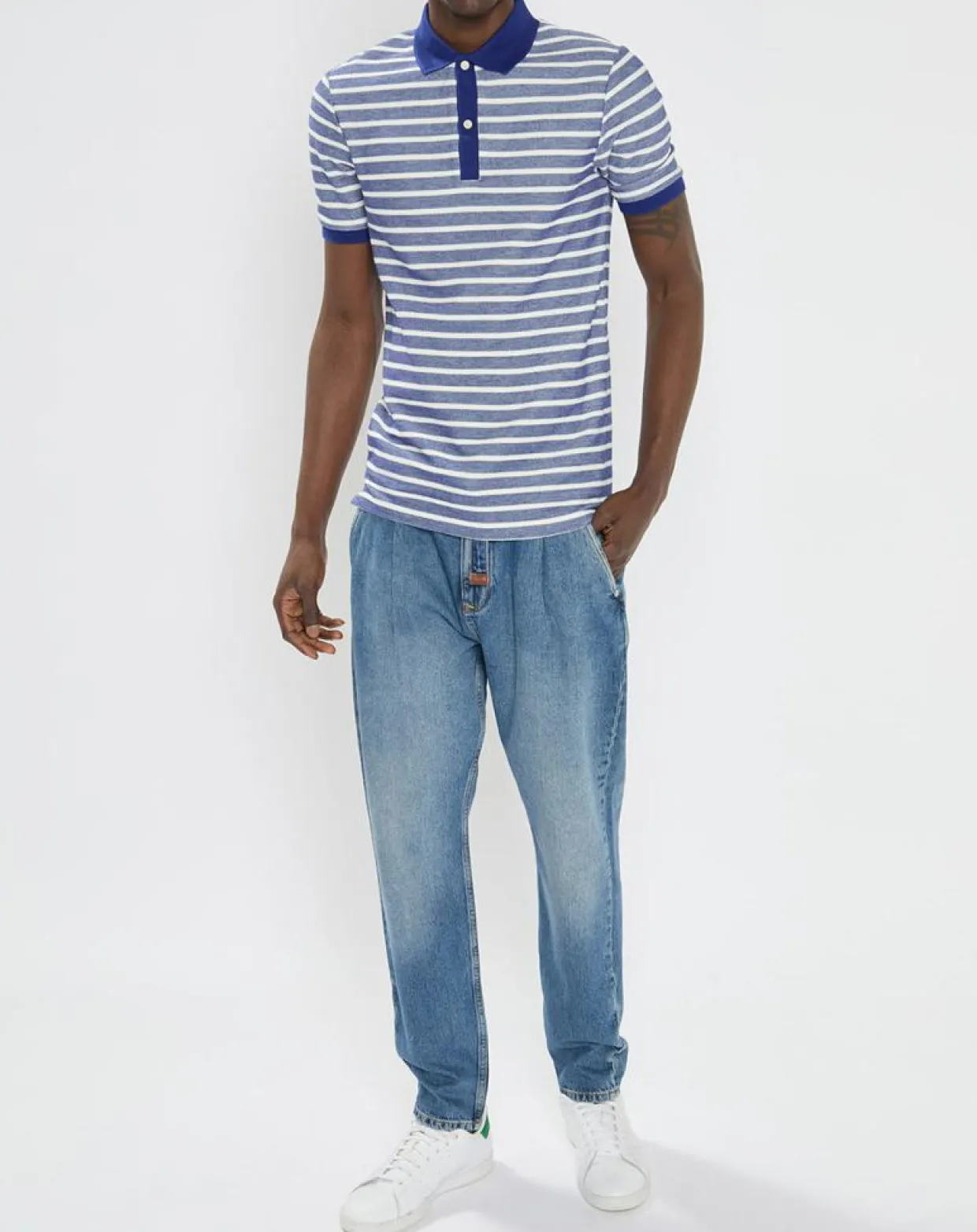 Jean Regular Fit Spin Chino bleu moyen-Scotch & Soda New