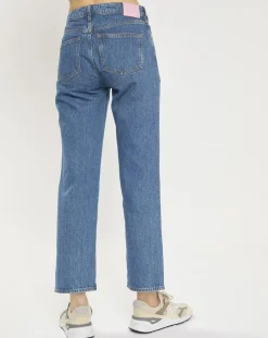 Femme Scotch & Soda Jeans^Jean Regular Fit taille haute Sky bleu brut
