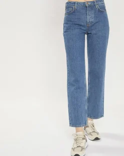 Femme Scotch & Soda Jeans^Jean Regular Fit taille haute Sky bleu brut