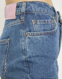 Femme Scotch & Soda Jeans^Jean Regular Fit taille haute Sky bleu brut