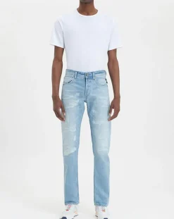 Homme Replay Jeans^Jean Regular grover aged 20y destroyed bleu clair