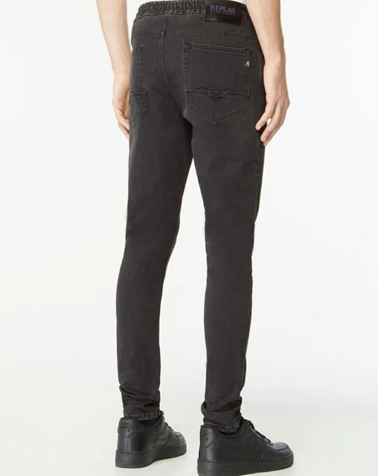 Jean 573 Bio Milano gris foncé-Replay Sale
