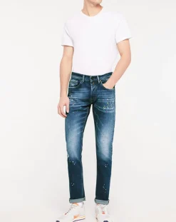 Homme Replay Jeans^Jean Aged Eco bleu moyen