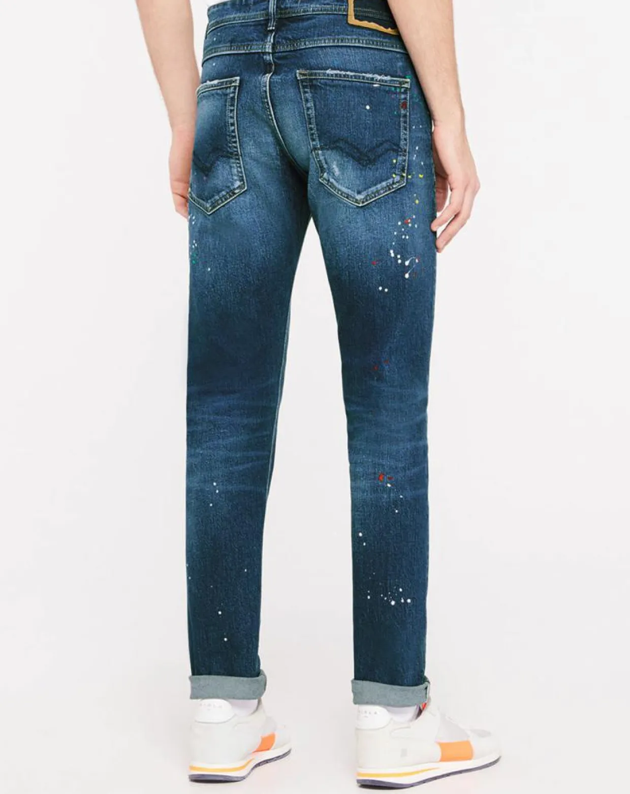 Homme Replay Jeans^Jean Aged Eco bleu moyen