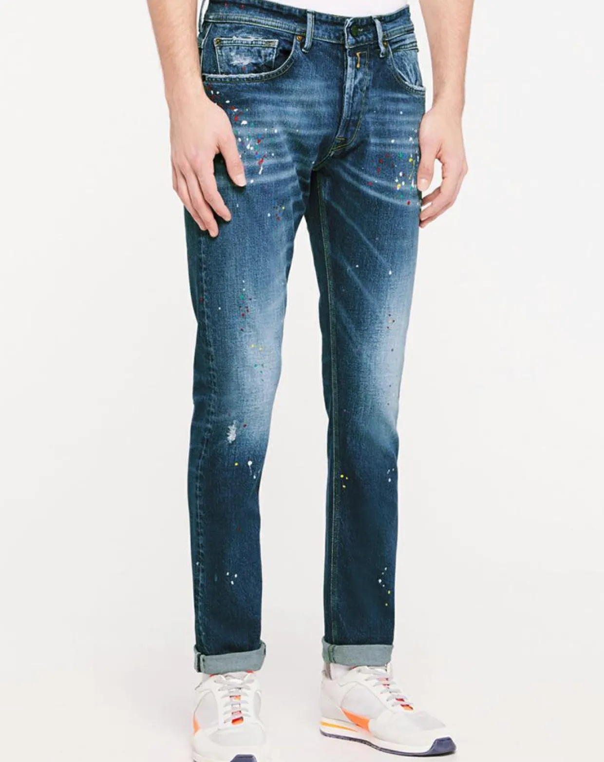 Homme Replay Jeans^Jean Aged Eco bleu moyen