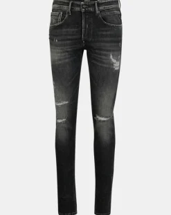 Homme Replay Jeans^Jean Broken Edge gris foncé