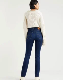 Femme Levi's® Jeans^Jean righ rise straight 724 bleu