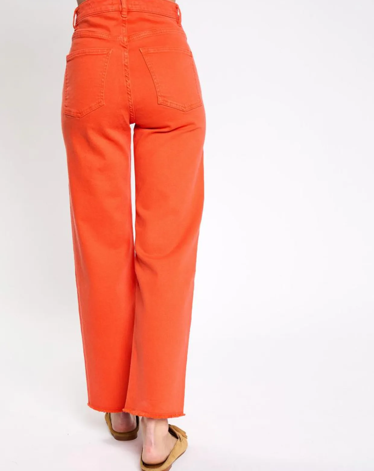Jean 80's bord franc orange vif-Esprit