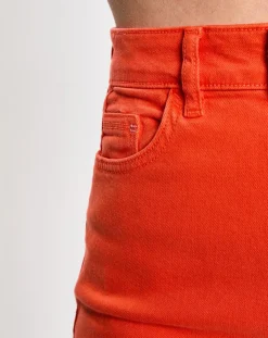 Jean 80's bord franc orange vif-Esprit