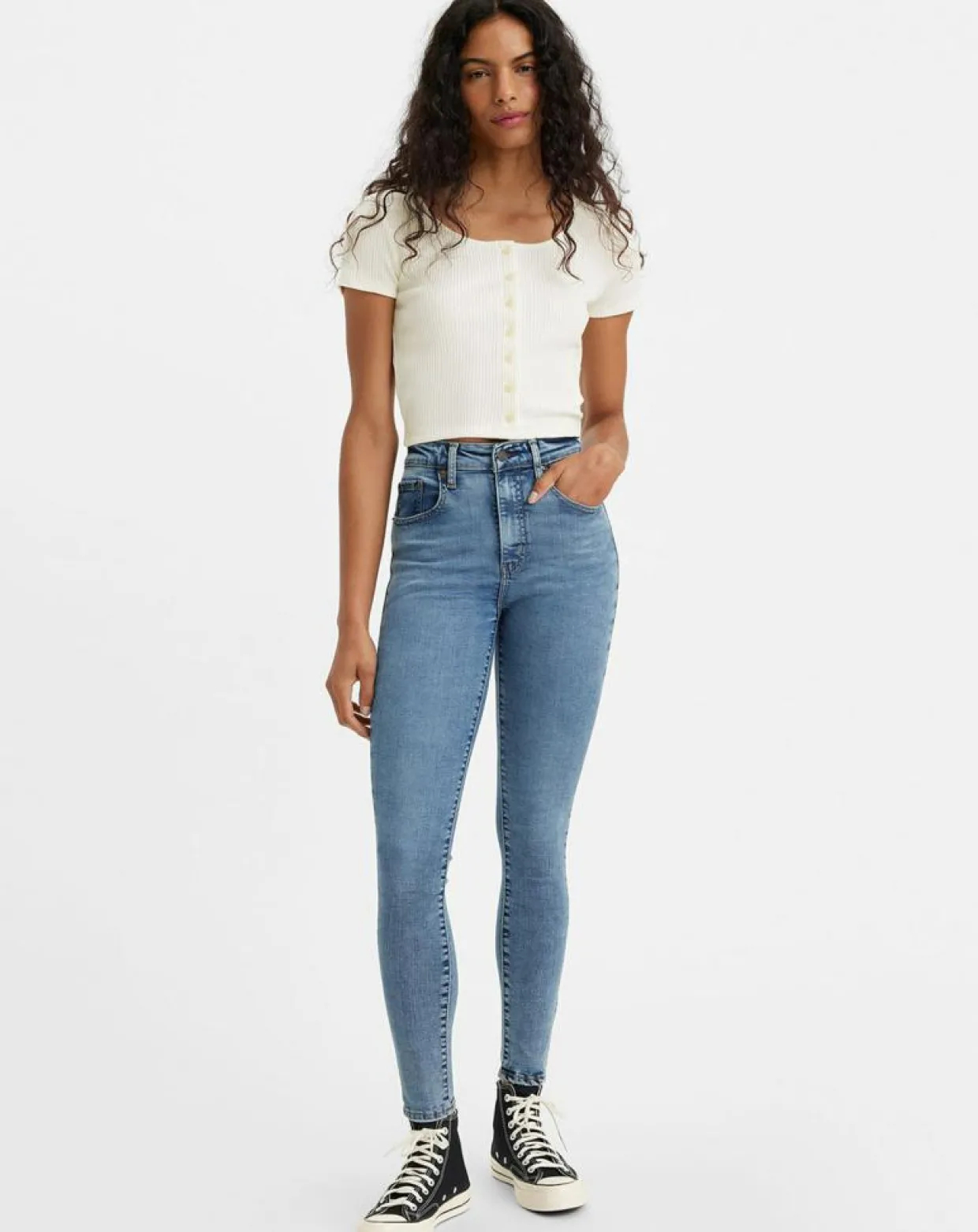 Femme Levi's® Jeans^Jean skinny 721 High Rise bleu