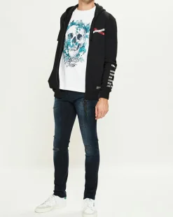 Homme Kaporal 5 Jeans^Jean Skinny Dadas Destroy bleu