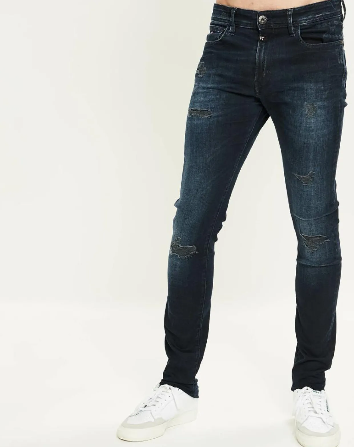 Homme Kaporal 5 Jeans^Jean Skinny Dadas Destroy bleu