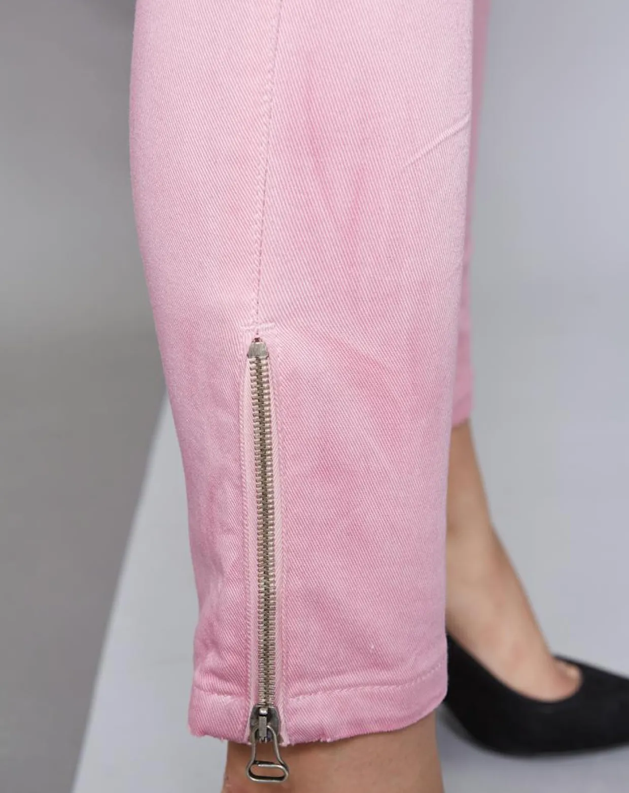 Jean Skinny délavé rose-Pierre Balmain New