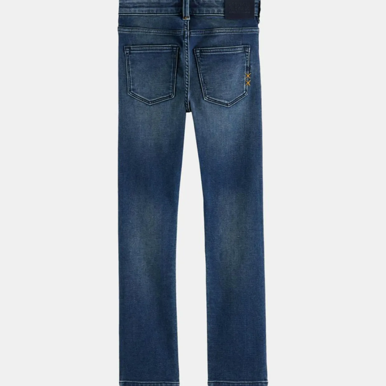 Enfant Scotch & Soda Fille^Jean Skinny en Toile de Coton bio mélangé bleu foncé