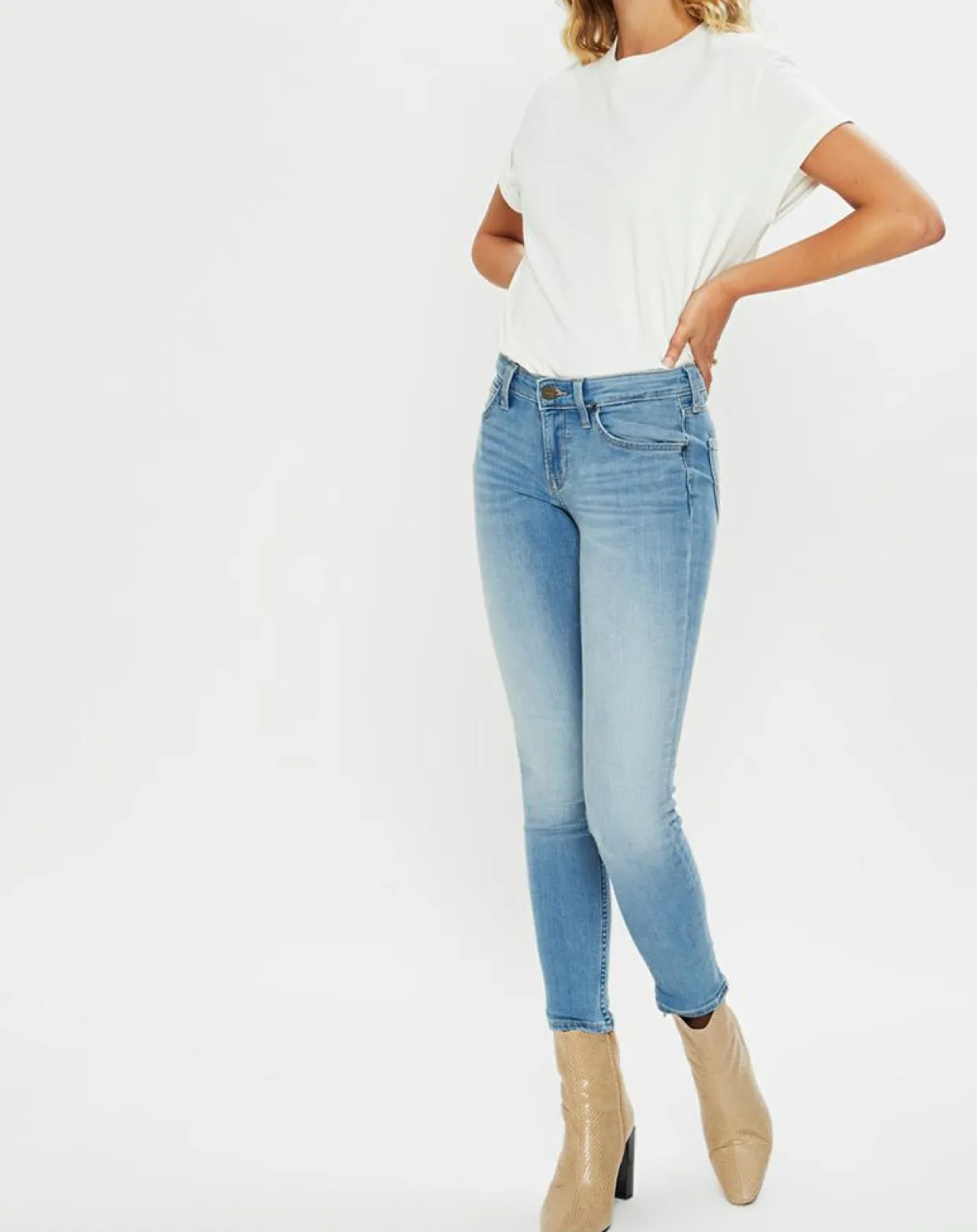 Jean Skinny Scarlett Mr bleu clair-Lee