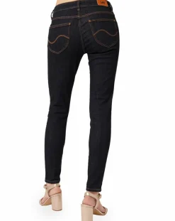 Jean skinny Scarlett One Wash bleu foncé-Lee Discount