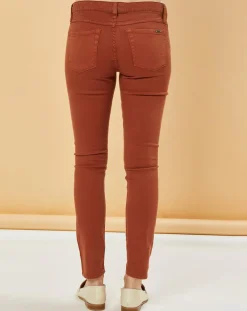 Femme Acquaverde Jeans^Jean slim 7/8 Scarlett camel
