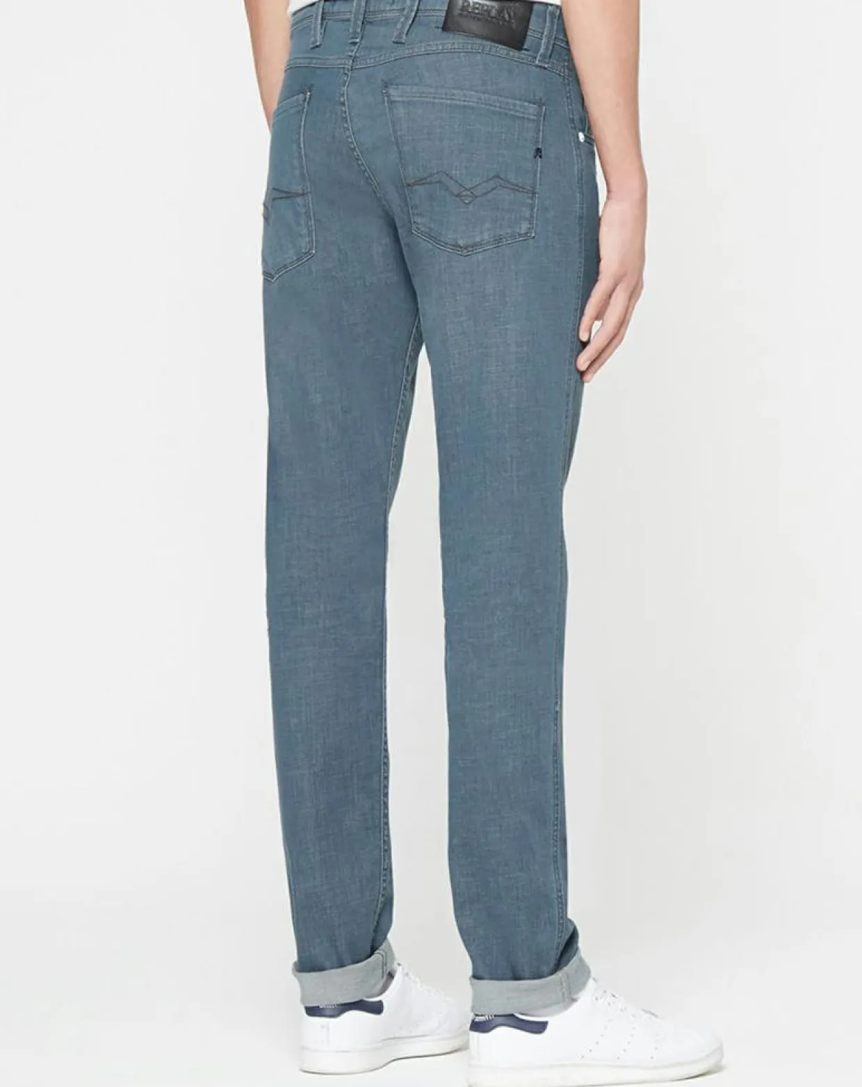 Jean Slim anbass xlite gris moyen-Replay Outlet